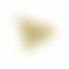 Ps11832203 pax 1 pendentif - triangle œil de la protection - doré en acier inoxydable 304 - pour bijoux raffinés