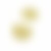 Bu11211102133057 pax 2 pendentifs - soleil dans cercle - doré en acier inoxydable 304 - pour bijoux raffinés