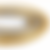 Ps11860108 lot 1 fil d'environ 320 perles rondelles heishi en pâte polymère 4mm doré