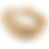 H0673 lot 1 fil d'environ 400 perles rondelles heishi en pâte polymère 3 par 1mm couleur 37