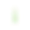 Ps110238290 pax 4 sequins médaillons résine style émaillés biface goutte très longue vert flashy 38 mm