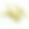 Ps110117088 pax 40 perles intercalaires rondelles torsadées 6mm - métal finition doré