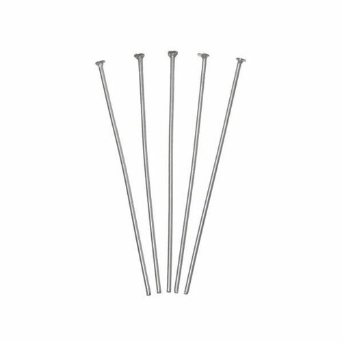 Ps1154154 pax 20 tiges têtes plates acier inoxydable 75 par 0.7mm