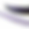 Lot de 5 mètres ruban vichy bi face violet foncé 10mm