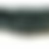 H589 lot 1 fil d'environ 64 perles rondes - agate veine de dragon - noir mat givré 6mm - couleur 07