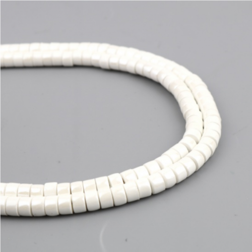 Ps11707435 pax de 40 perles intercalaires rondelles heishi céramique 6 par 4mm