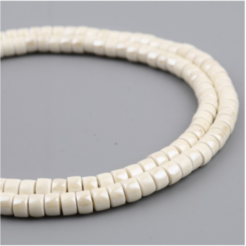 Ps11707423 pax de 40 perles intercalaires rondelles heishi céramique 6 par 4mm