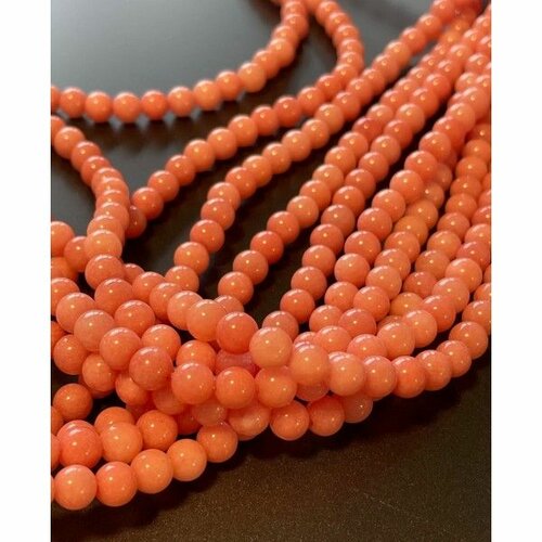 Bu11210414112952 lot d'un fil de 90 perles rondes 4 mm rhodonite polie