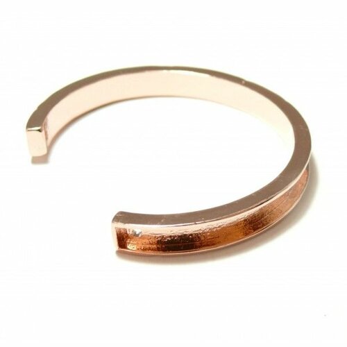 S11114564 pax 1 support bracelet jonc manchette pour cordon en 5.5mm couleur or rose
