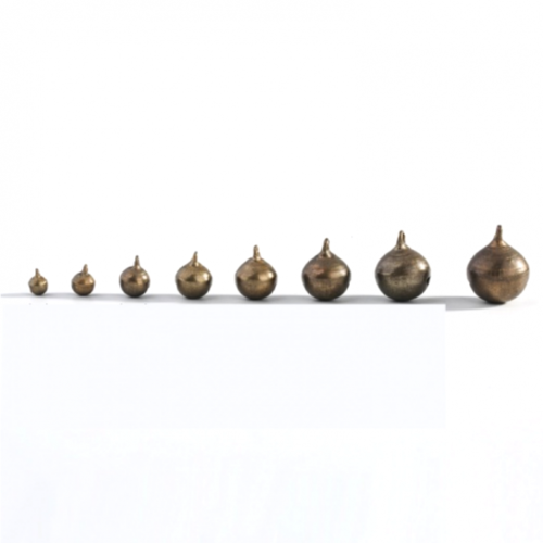 Ps11727138 pax 20 pendentifs grelots 6 mm cuivre couleur bronze