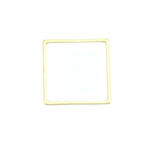 Ps110201171 pax 4 pendentifs connecteurs carre 20 mm doré en acier inoxydable 304 pour bijoux raffinés
