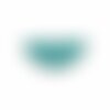Ps110238225 pax 4 sequins médaillons résine style émaillés biface demi cercle vert canard 18 par 8mm