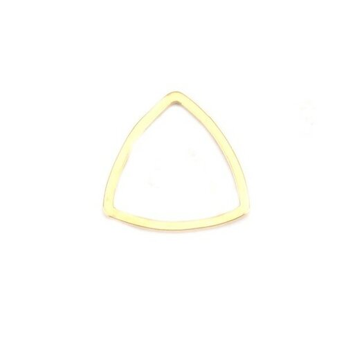 Ps110201160 pax 4 pendentifs - connecteurs - triangle - forme étrier 10 mm - doré en acier inoxydable 304 pour bijoux raffinés