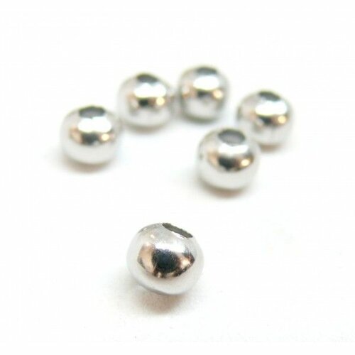 Hi050064 pax 20 perles intercalaire 4mm acier inoxydable 304