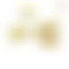 H11i197003g pax 1 pendentif trio étoile de mer coquillages  21mm en acier inoxydable 304 placage doré