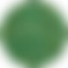 Ps11893197  pax 1 sachet d'environ 220 perles de rocaille en verre vert effet givre 10gr