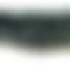 G589 lot1 fil d'environ 46 perles rondes  8 mmm agate veine de dragon noir mat effet givre coloris 07