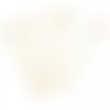 H11l238005ig pax 40 tiges clous œil 20 par 0.6 mm en acier inoxydable 304 finition doré 18kt