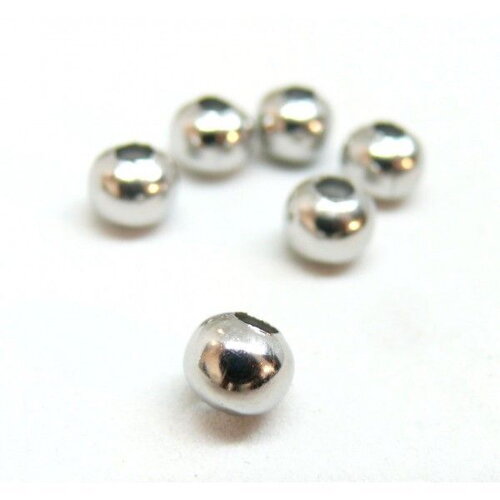 Hi050065 pax 20 perles intercalaire 5mm acier inoxydable 304