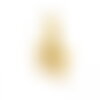 Ps11900521 pax 1 pendentif  vierge signe du zodiaque en acier inoxydable 304 finition placage doré 14kt