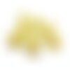 Bu112302081549033225 pax 10 perles graine de lotus yoga healing 10mm  jade teintée couleur jaune pale
