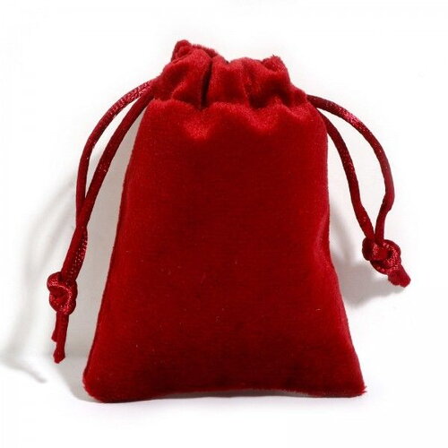 Ps11518131 pax 4 pochettes cadeaux velours rectangle 12 par 9 cm coloris rouge qualité extra