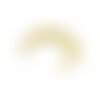 Ps11760754 pax 2 pendentif, connecteur lune, croissant 20 mm acier inoxydable coloris doré