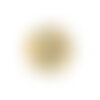 Ps110247974 pax 4 pendentifs breloques stardust ronde 20mm chat doré