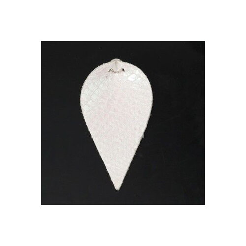 Ps110135649 pax 5  pendentifs simili cuir marquise 64mm blanche