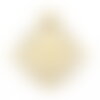 Ps110890687 pax 1 pendentif  soleil avec strass attache transversale 17 mm en cuivre placage doré 18kt