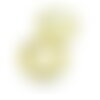 H11n097042b pax 1 pendentif cercle lever du soleil avec nacre 18.5mm en acier inoxydable 316 finition à l'or fin 14k