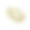 Ps11912829 pax 1 pendentif rectangle avec etoile émaillé blanc acier inoxydable finition doré