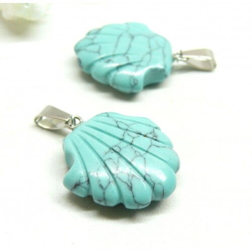 Copy of h11s359021b lot 1 pendentif 14mm ruby zoïsite avec métal finition doré