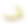 Ps11905249 pax 1 pendentif lune avec étoile 21mm, acier inoxydable 316l finition doré - pour bijoux raffinés
