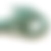 H11e316 lot 1/2 fil d'environ 56 perles rondelle facettée 2 par 4 mm jade malaisienne teintée coloris 23