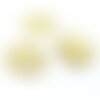 H11g44104g pax 4 pendentifs - grigri oeil de la protection  25mm- laiton finition doré