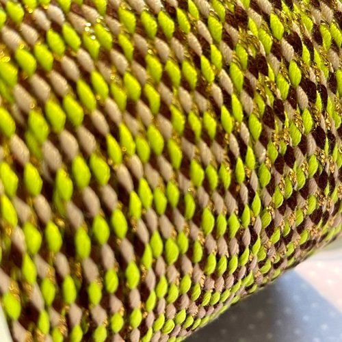 H11z003 lot de 2 mètres de cordon tressé, fil métallisé doré 1.5mm coloris c18