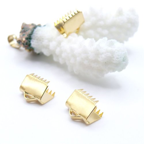 H11p22001g – lot de 10 serre fils, embouts à serrer 10.5mm – acier inoxydable 304 doré