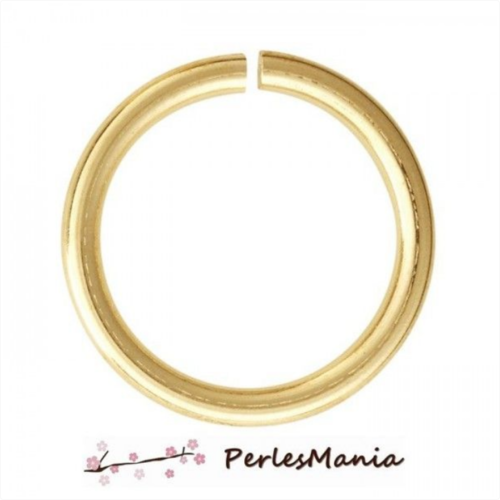 H11p21219g07 – lot de 50 anneaux de jonction 3x0.4mm – acier inoxydable 304 doré