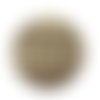 Ps110131788 pax 4 pendentifs breloques stardust ronde 20mm géométrique cuivre coloris doré