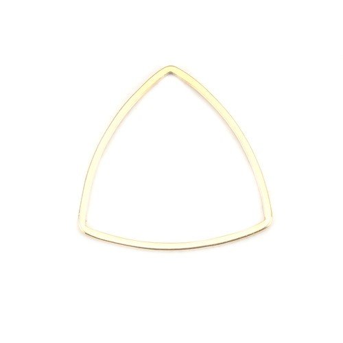 Ps110201184 pax 4 pendentifs connecteurs triangle forme etrier 20 mm doré en acier inoxydable 304 pour bijoux raffinés