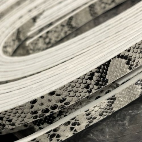 H503 lot de 1,2m de cordon plat 10mm imitation serpent