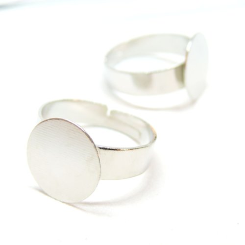 H11j0jr9 pax 6 supports de bague plateau lisse 12mm, laiton argenté
