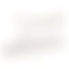 H11l21409p pax 10 pendentifs, tige tube 52mm, acier inoxydable, finition argenté