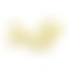 Ps11941262 pax 1 connecteur triple fleur 30mm, résine émaillée, acier inoxydable 304, doré à l'or fin 18k, placage pvd