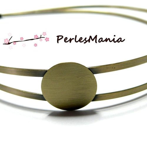 Bn113236 pax 1 serre tête modèle double plateau lisse 20mm, laiton bronze