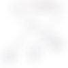 H11r04550 pax 50 tiges oeil 50 mm, acier inoxydable 304 finition argent