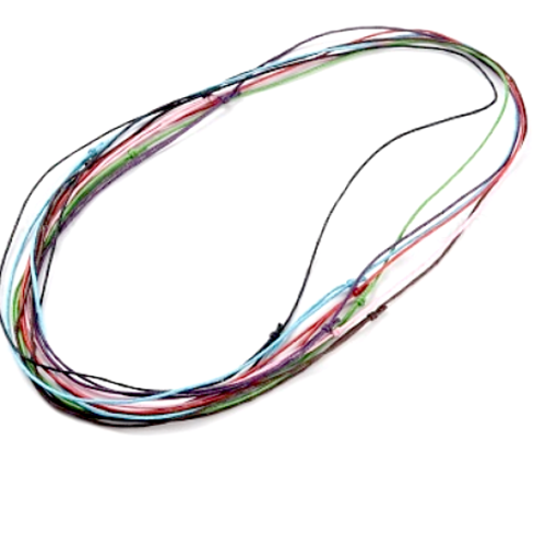 Ps11668711 pax 2 bracelets réglable en corde marron 0.8 mm - anneaux doré