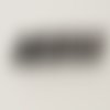 Perles allongées bois noir - lot de 4 -
