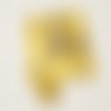 10 boutons dorés, fantaisie, vintage, 18 mm